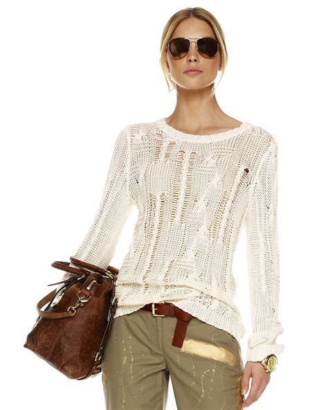 michael michael kors knits white|Michael Kors clothing for women.